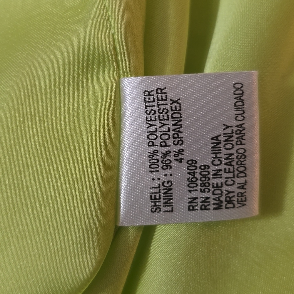 Yellow Ruffle Strapless Dress - Picture 6 of 7